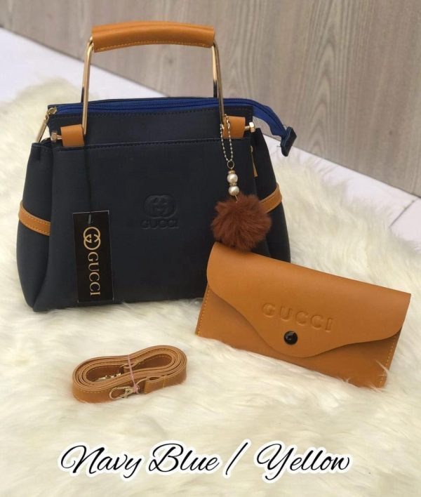 Gucci 2 Piece Set With Long Wallet For Women Fashionable New Style Bags, Hand Bag & Clutch